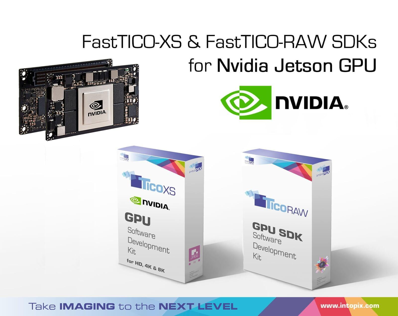 intoPIX 發佈 FastTICO-XS和FastTicoRAW SDKs 對於英偉達傑森 GPU